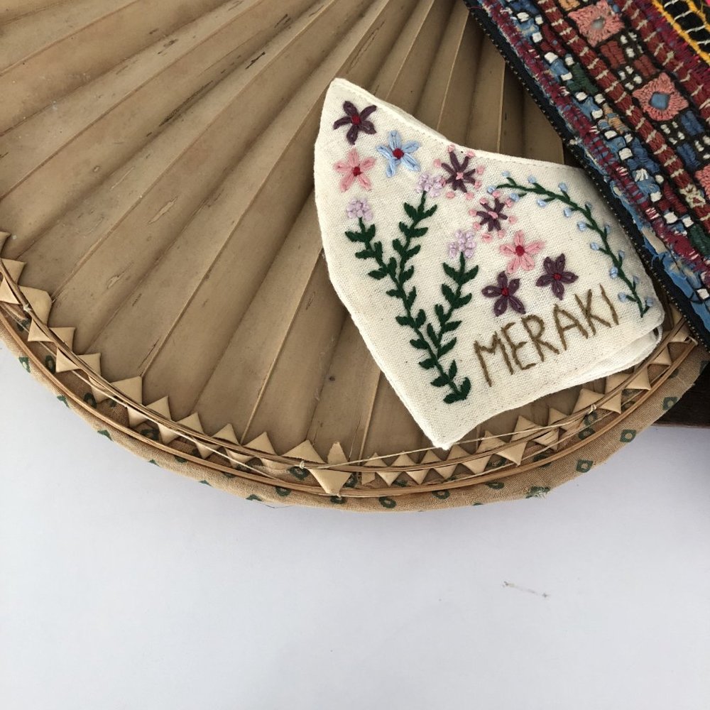 Embroidery Face Masks